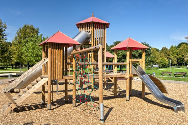 Playground Mulch Installation in Wentzville